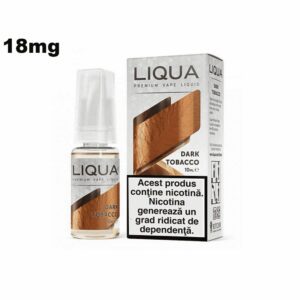 Lichid tigara electronica cu nicotina LIQUA DARK TOBACCO 18mg 10ml
