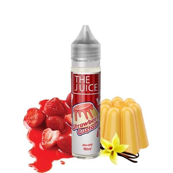 Lichid tigara electronica The Juice 40ml Strawberry Custard