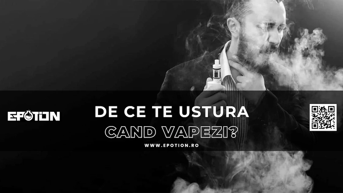 De ce te ustura in gat cand vapezi
