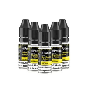 Pachet 5 x Shot Nicotina e-potion 50VG 50PG 20mg 10ml