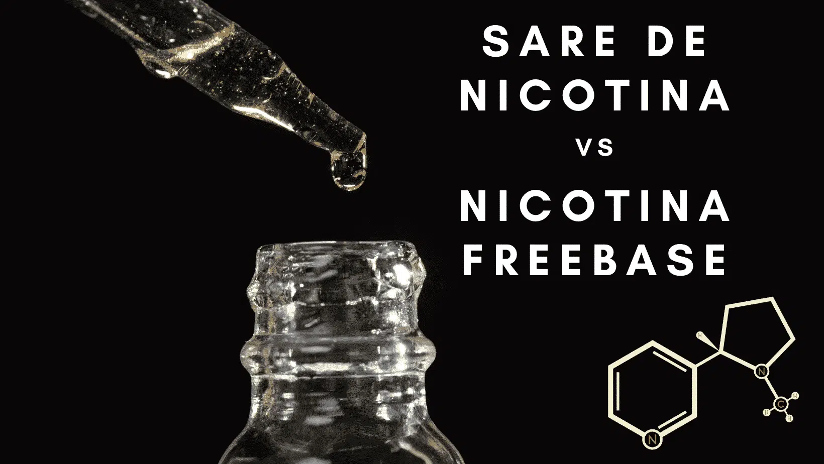 Care este diferenta dintre Sarea de Nicotina si Nicotina Freebase