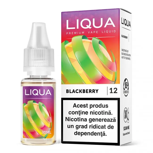 Lichid LIQUA Blackberry 12mg 10ml Lichid LIQUA Blackberry 18mg 10ml