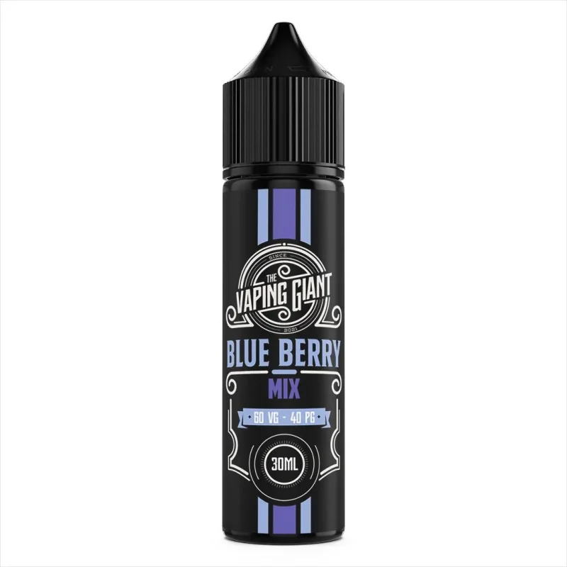 Lichid The Vaping Giant Blue Berry Mix 0mg 30ml
