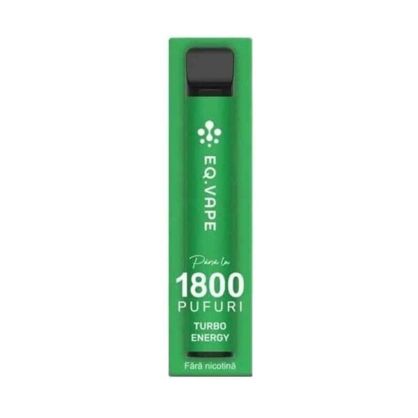 EQ Vape 1800 fara nicotina 0% - Turbo Energy