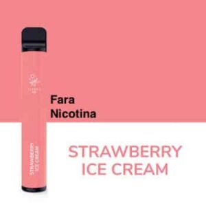 Elfbar fara nicotina Strawberry Ice Cream 600 de pufuri