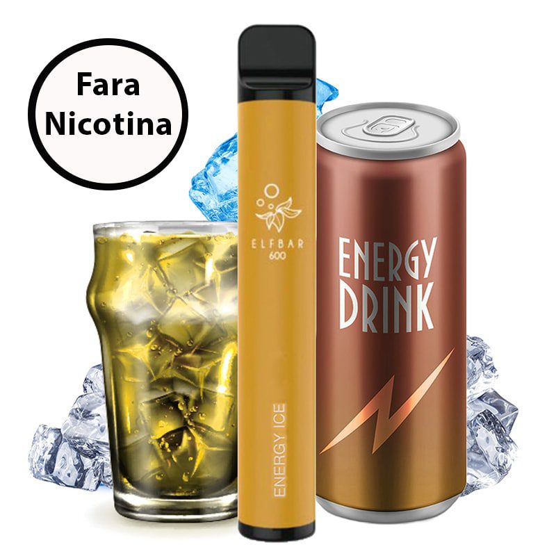 Elf Bar 600 fara nicotina 0% - Energy Ice