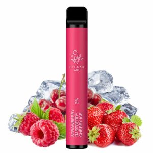 Elf Bar 600 cu nicotina 2% – Strawberry Raspberry Cherry Ice