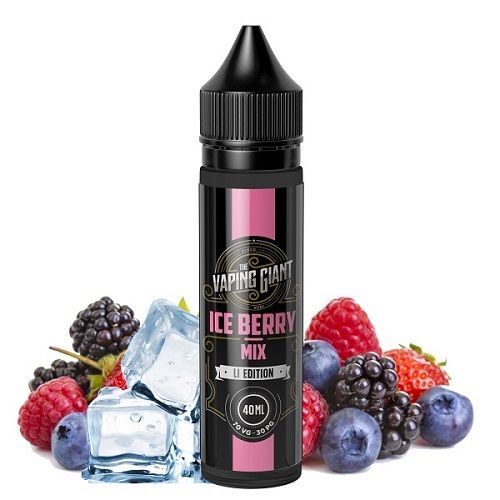 Lichid The Vaping Giant Ice Berry Mix 0mg 40ml