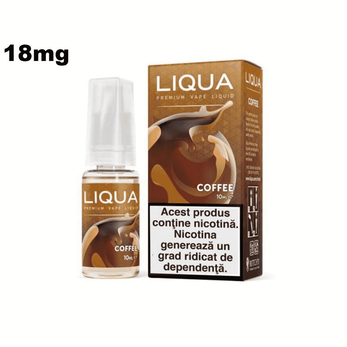 Lichid cu nicotina LIQUA Coffee 18mg 10ml
