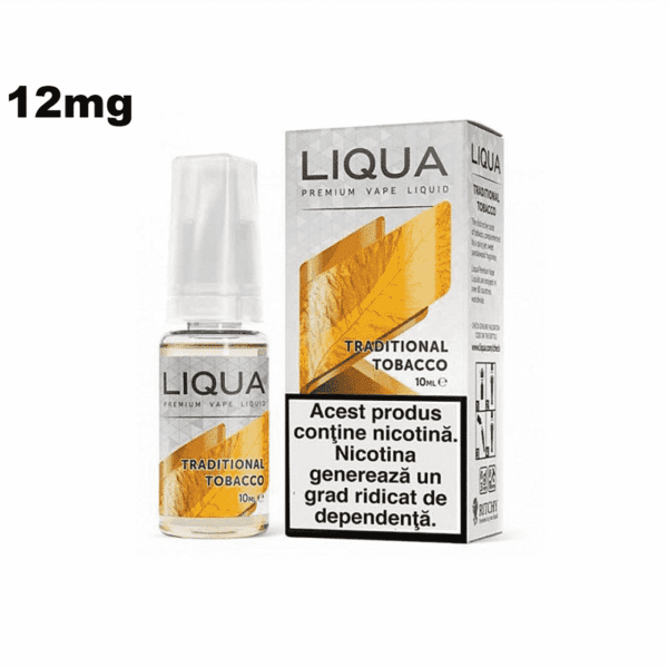 Lichid cu nicotina LIQUA Traditional Tobacco 12mg 10ml