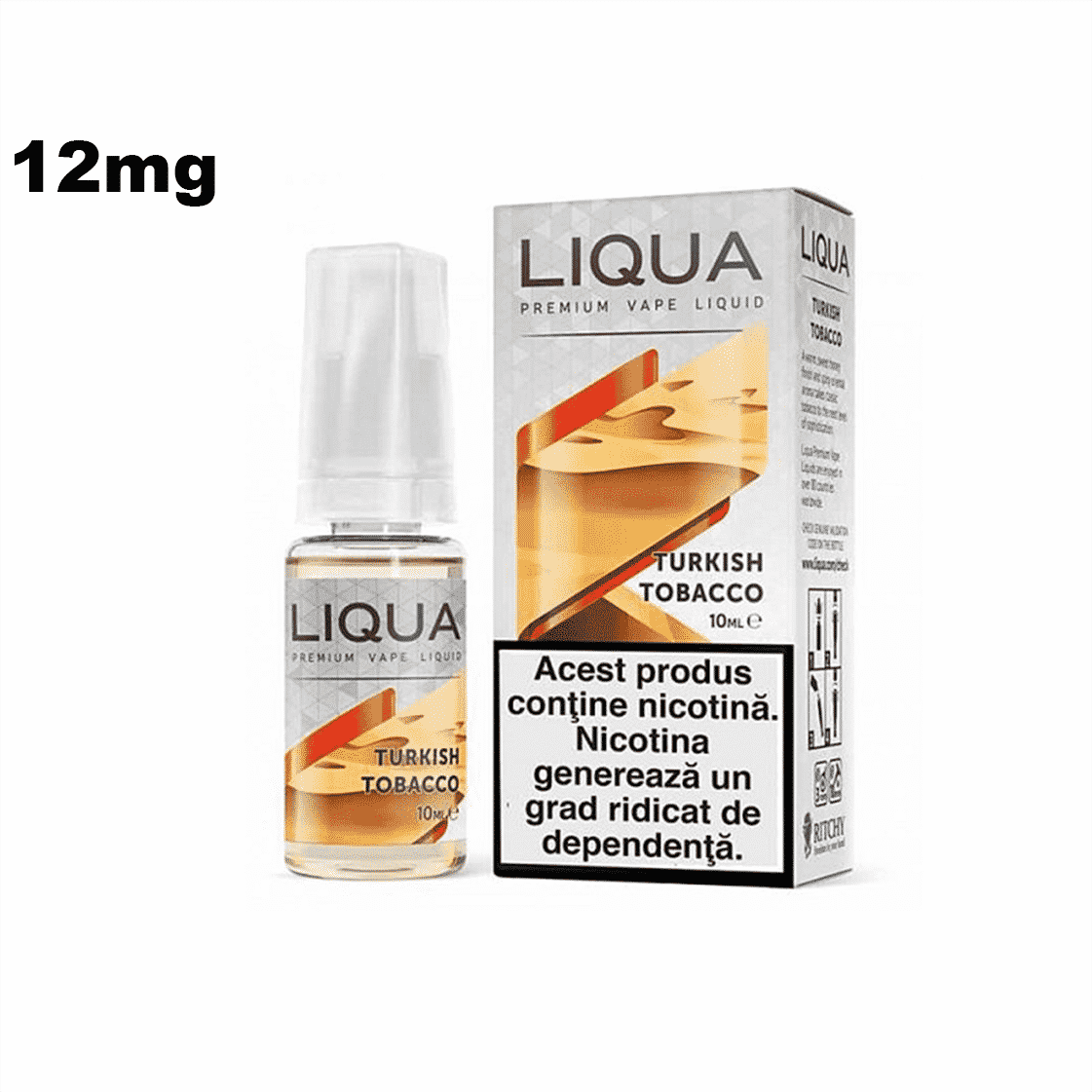 Lichid cu nicotina LIQUA Turkish Tobacco 12mg 10ml