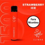 Elf Bar 1500 fara nicotina 0% - Strawberry Ice
