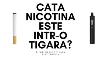 Câtă nicotină are o țigară?