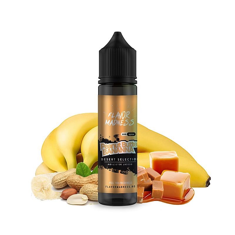 Lichid Flavor Madness Peanut Butter Bananna 0mg 30ml