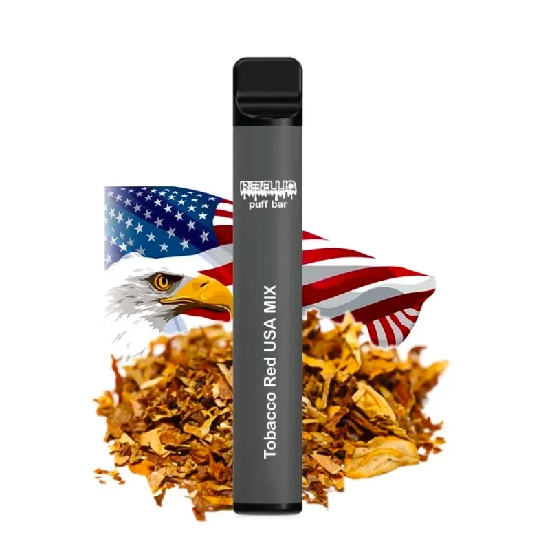 Rebelliq Puff Bar 800 2% - Tobacco Red Usa Mix
