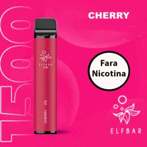 Elf Bar 1500 fara nicotina 0% - Cherry