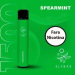 Elf Bar 1500 fara nicotina 0% - Spearmint