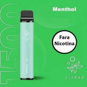 Elf Bar 1500 fara nicotina 0% - Menthol