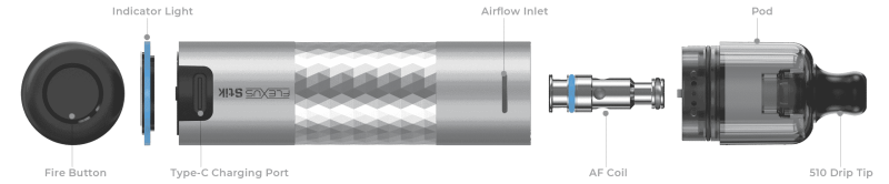 Kit Aspire Flexus Stik 1200mAh 3ml Negru