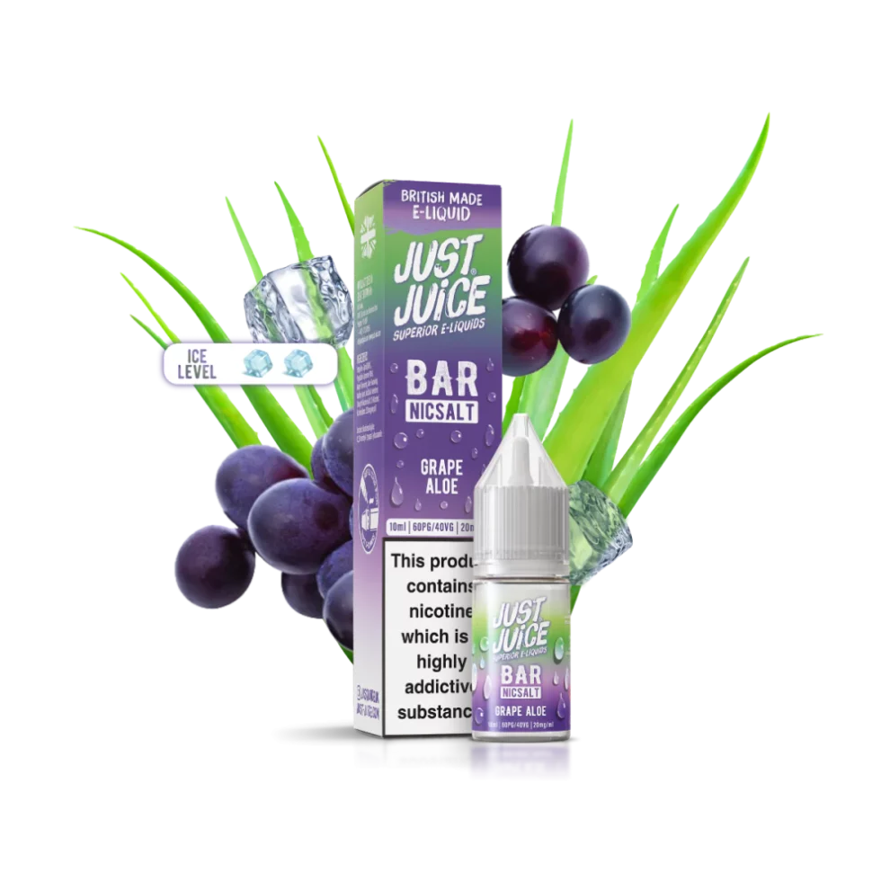 Lichid Just Juice Bar Salts Grape Aloe 10ml