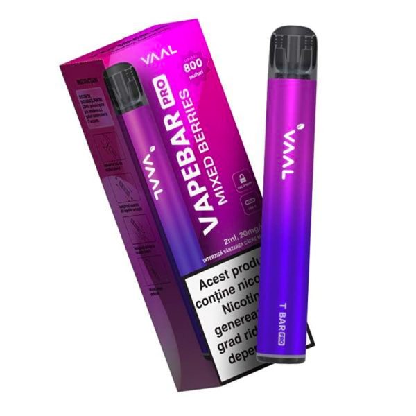 Kit Vapebar PRO 800 pufuri 20mg - Mixed Berries