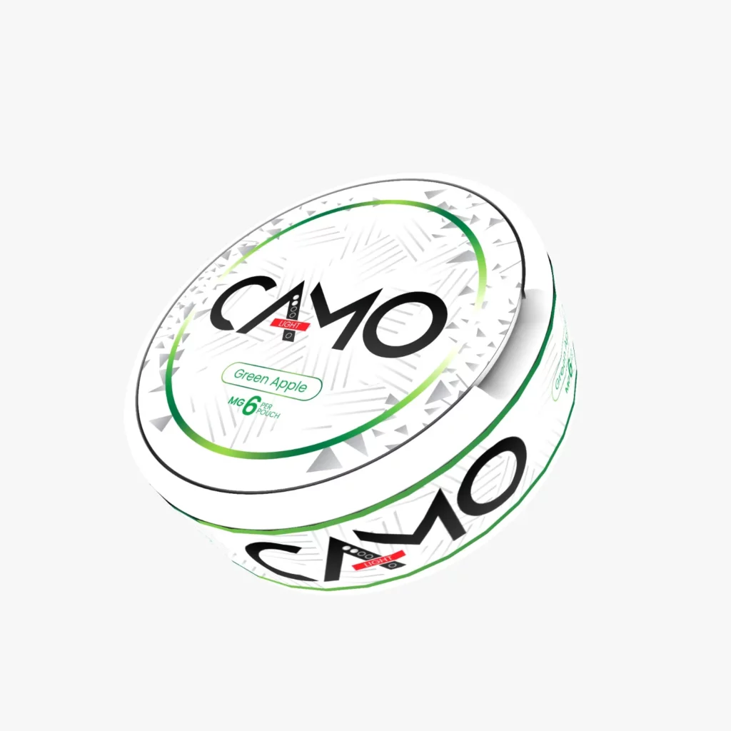 Pouch cu Nicotina CAMO 6mg - Green Apple