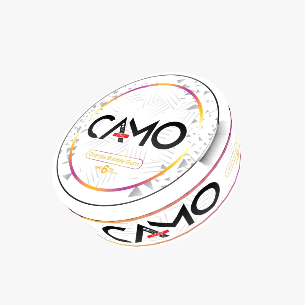 Pouch cu Nicotina CAMO 6mg - Orange Bubblegum