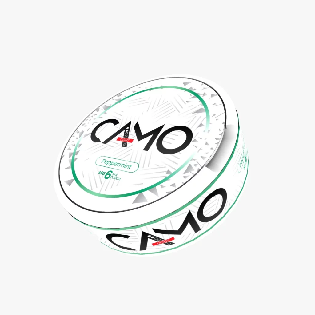 Pouch cu Nicotina CAMO 6mg - Peppermint