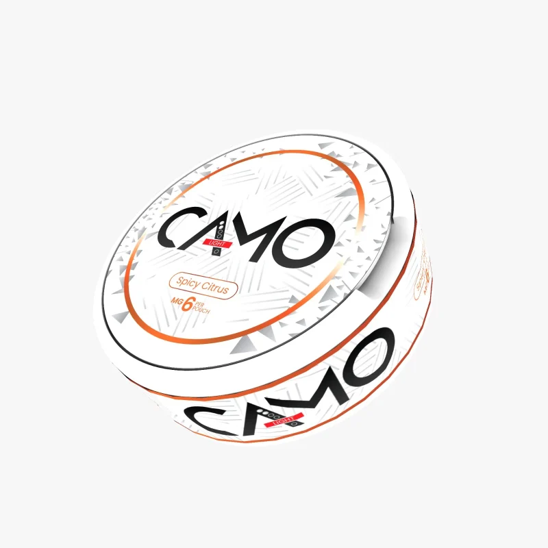Pouch cu Nicotina CAMO 6mg - Spicy Citrus Pouch cu Nicotina CAMO 6mg - Spicy Citrus