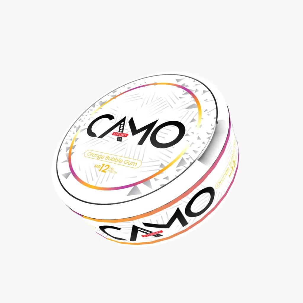 Pouch cu Nicotina CAMO Snus 12mg - Orange Bubblegum