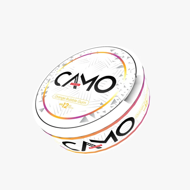 Pouch cu Nicotina CAMO Snus 12mg - Orange Bubblegum Pouch cu Nicotina CAMO Snus 12mg - Orange Bubblegum
