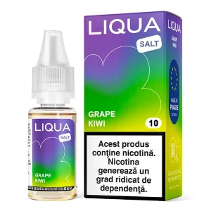 Lichid Liqua Salt Grape Kiwi 10mg 10ml