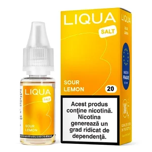 Lichid Liqua Salt Sour Lemon 20mg 10ml