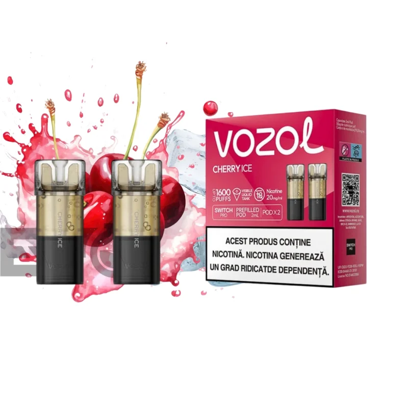 Set 2 cartuse Vozol Switch Pro 800 Cherry Ice