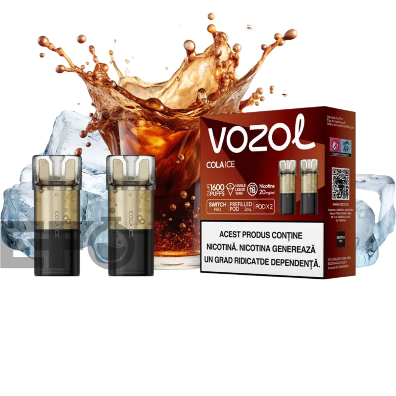 Set 2 cartuse Vozol Switch Pro 800 Cola Ice