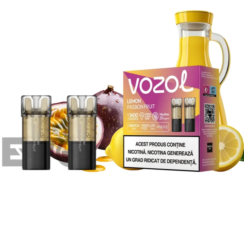 Set 2 cartuse Vozol Switch Pro 800 Lemon Passion Fruit