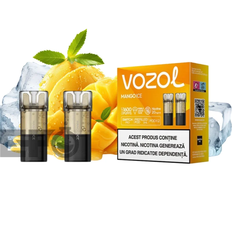 Set 2 cartuse Vozol Switch Pro 800 Mango Ice