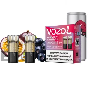 Set 2 cartuse Vozol Switch Pro 800 Passion Fruit Blueberry Bull