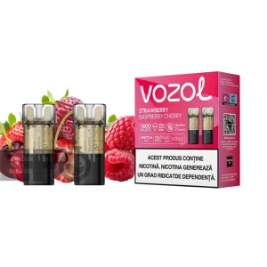 Set 2 cartuse Vozol Switch Pro 800 Strawberry Raspberry Cherry