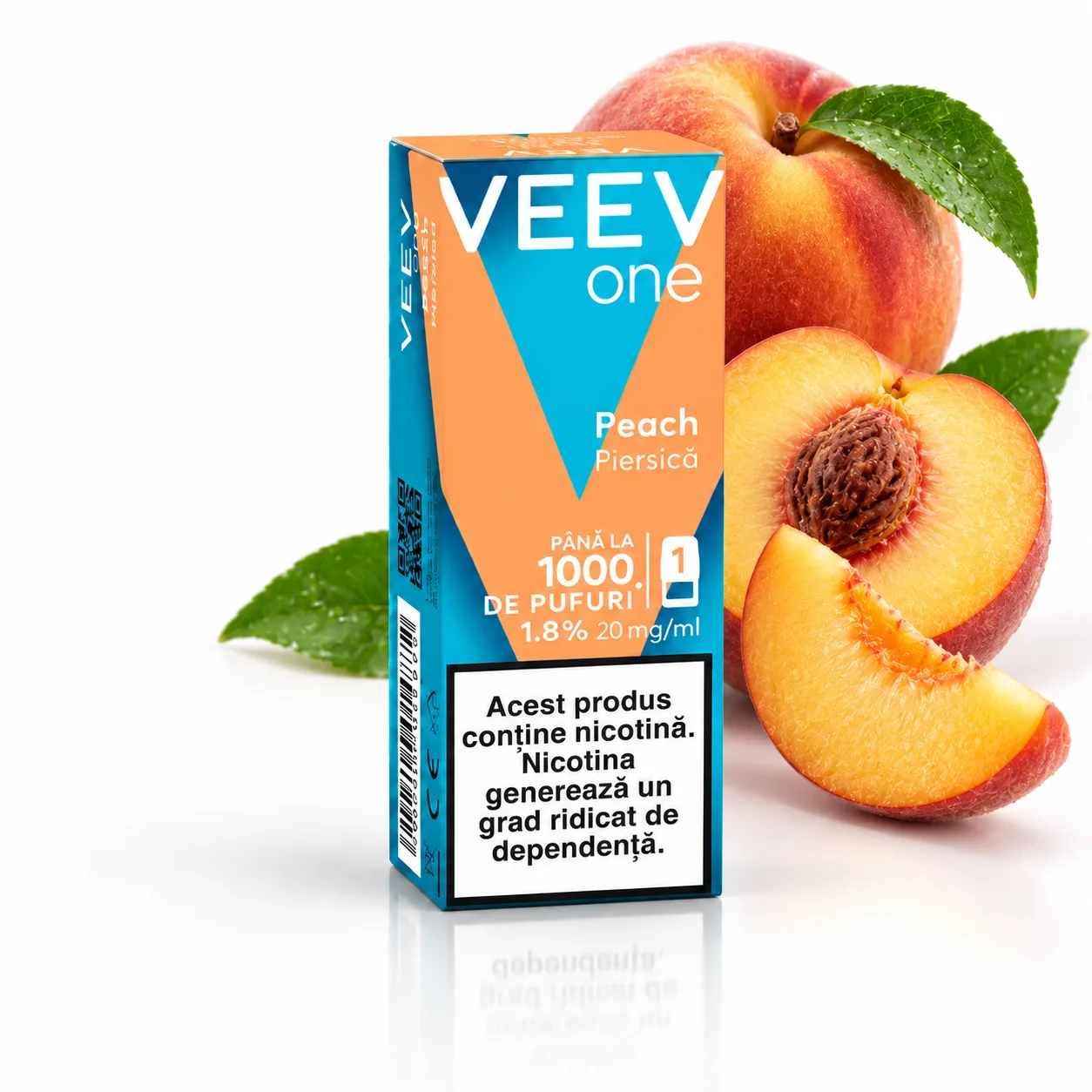 Capsulă VEEV One Peach 1,8% 2 ml