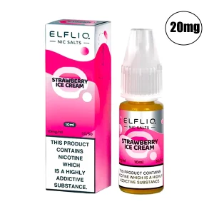 Lichid Elf Bar ELFLIQ Strawberry Ice Cream 20mg 10ml