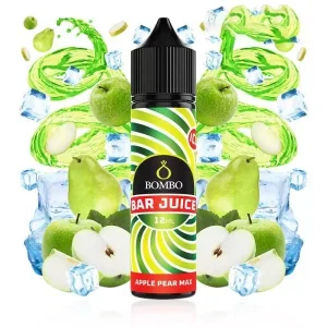 Longfill Bombo Bar Juice Apple Pear Max Ice 12ml