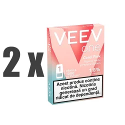 Pachet 2 Capsule VEEV One Coral Pink
