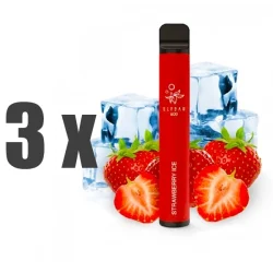 Pachet 3 x Elf Bar 600 Strawberry Ice 2%