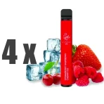 Pachet 4 x Elf Bar 600 Strawberry Raspberry Cherry Ice 2%