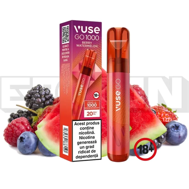 VUSE GO 1000 Pen Berry Watermelon (1) VUSE GO 1000 Pen Berry Watermelon