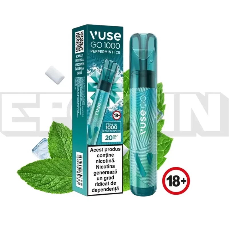 VUSE GO 1000 Pen Peppermint Ice (1) VUSE GO 1000 Pen Peppermint Ice