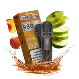 Cartus Vapebar PRO 980 pufuri 20mg - Apple Peach