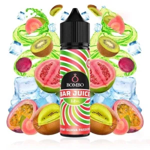 Longfill Bombo Bar Juice Kiwi Guava Passion Ice 12ml