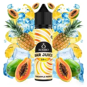 Longfill Bombo Bar Juice Pineapple Papaya Ice 12ml